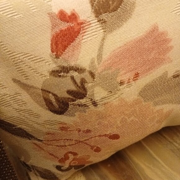 New Zippy Hanging Canvas Wristlet Clutch Pouch Make-up Bag Chevron Pastel Floral - Picture 16 of 16